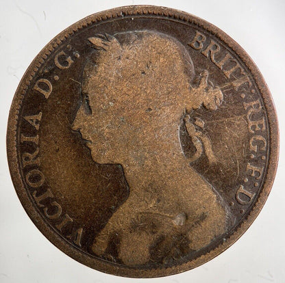 1894 Victoria One Penny Coin | Collectable Grade