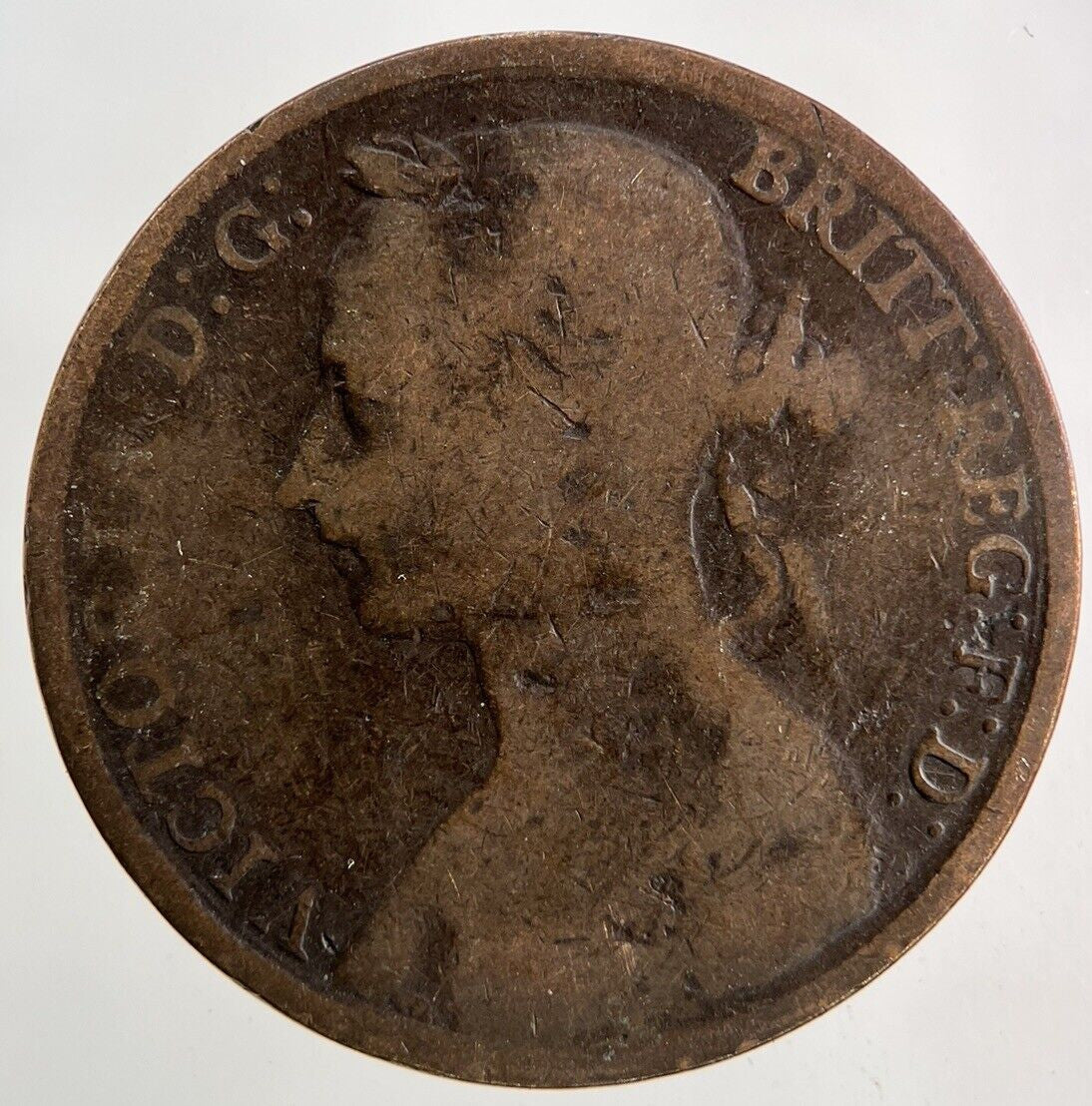 1894 Victoria One Penny Coin | Collectable Grade