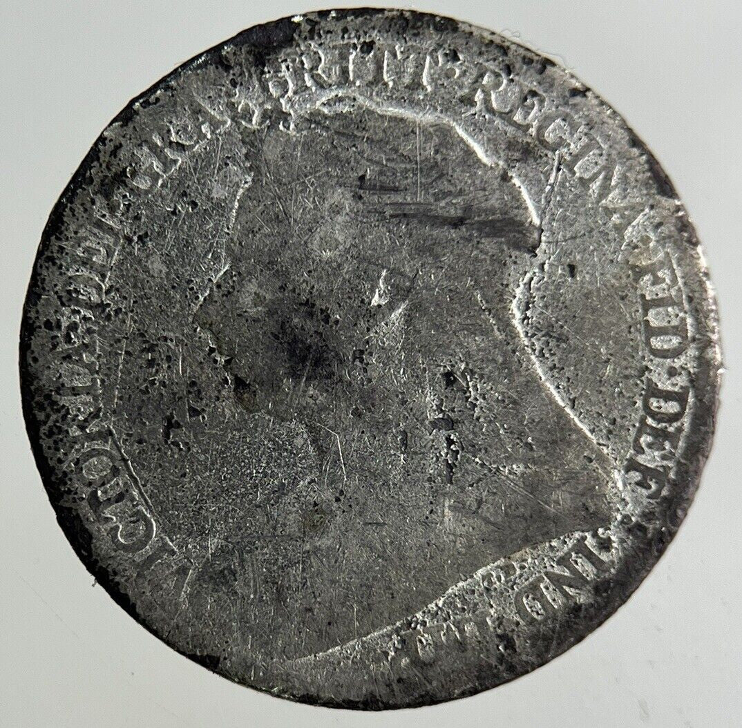 1894 Victoria Sixpence Silver Coin | Fair Grade