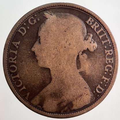 1894 Victoria One Penny Coin | Collectable Grade