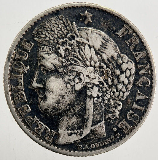 1895 France 50 Centimes Cents Coin | Fine Collectable Grade | a5413