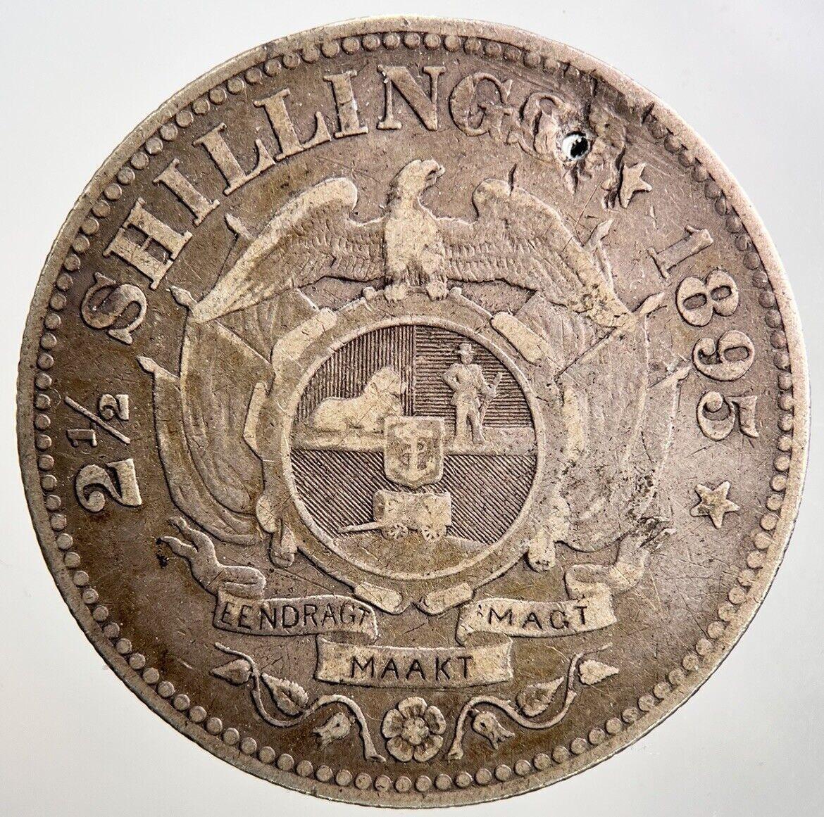 1895 South Africa Florin 2 Shillings Silver Coin | Collectable Grade | a3422