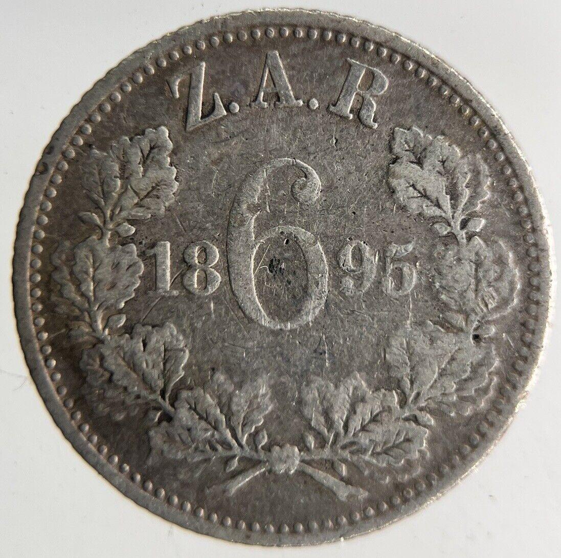 1895 South Africa Sixpence Silver Coin | Collectable Grade