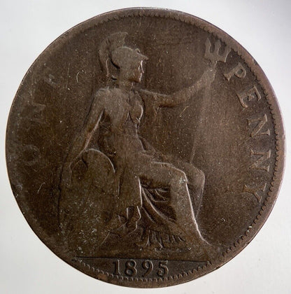 1895 Victoria One Penny Coin | Collectable Grade