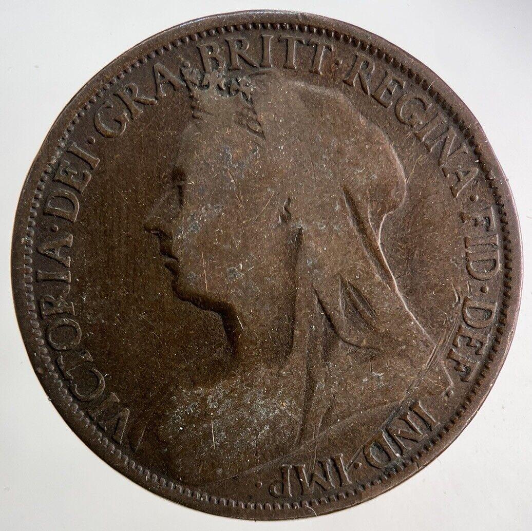 1895 Victoria One Penny Coin | Collectable Grade