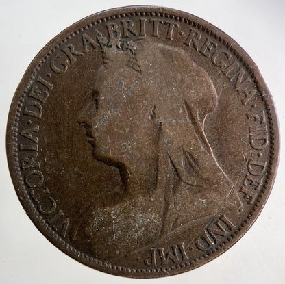 1895 Victoria One Penny Coin | Collectable Grade