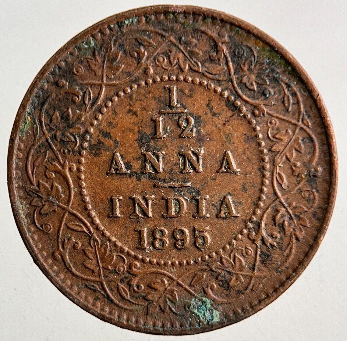 1895 India 1/12 Anna Coin | Very High Grade