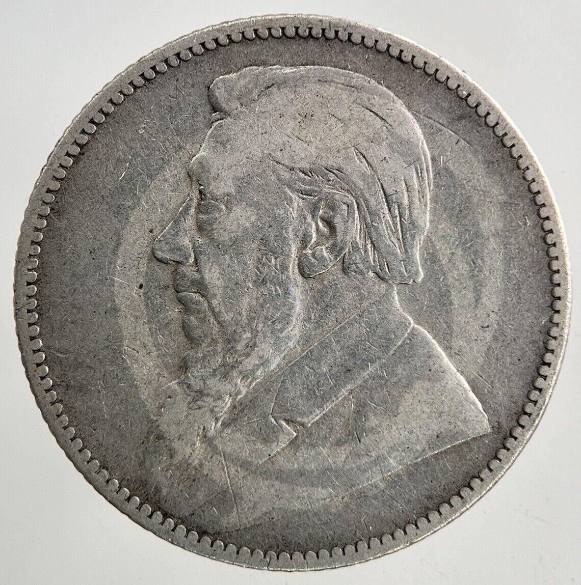 1895 South Africa Shilling Silver Coin | Collectable Grade
