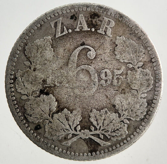 1895 South Africa Sixpence Silver Coin | Collectable Grade