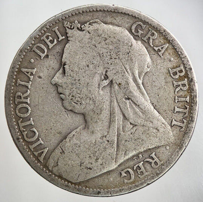 1895 Victoria Half-Crown Silver Coin | Collectable Grade