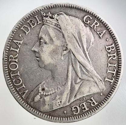 1895 Victoria Half-Crown Silver Coin | Fine Collectable Grade