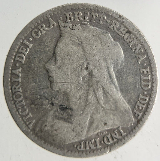 1895 Victoria Threepence Silver Coin | Collectable Grade