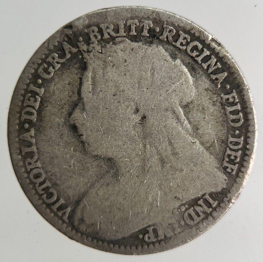 1895 Victoria Threepence Silver Coin | Collectable Grade
