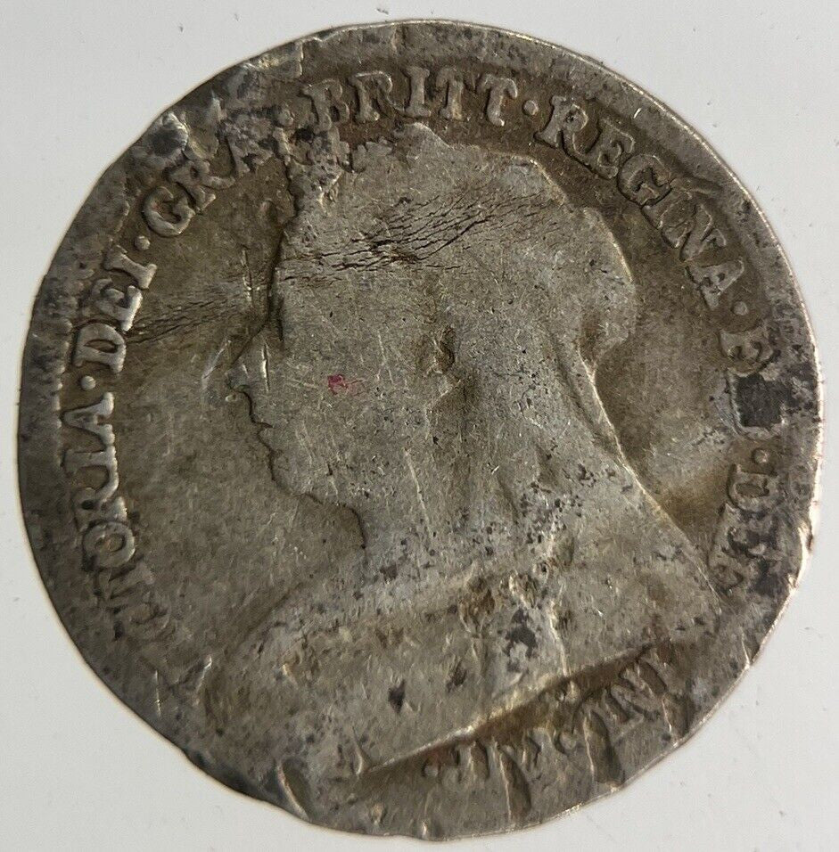 1895 Victoria Threepence Silver Coin | Collectable Grade