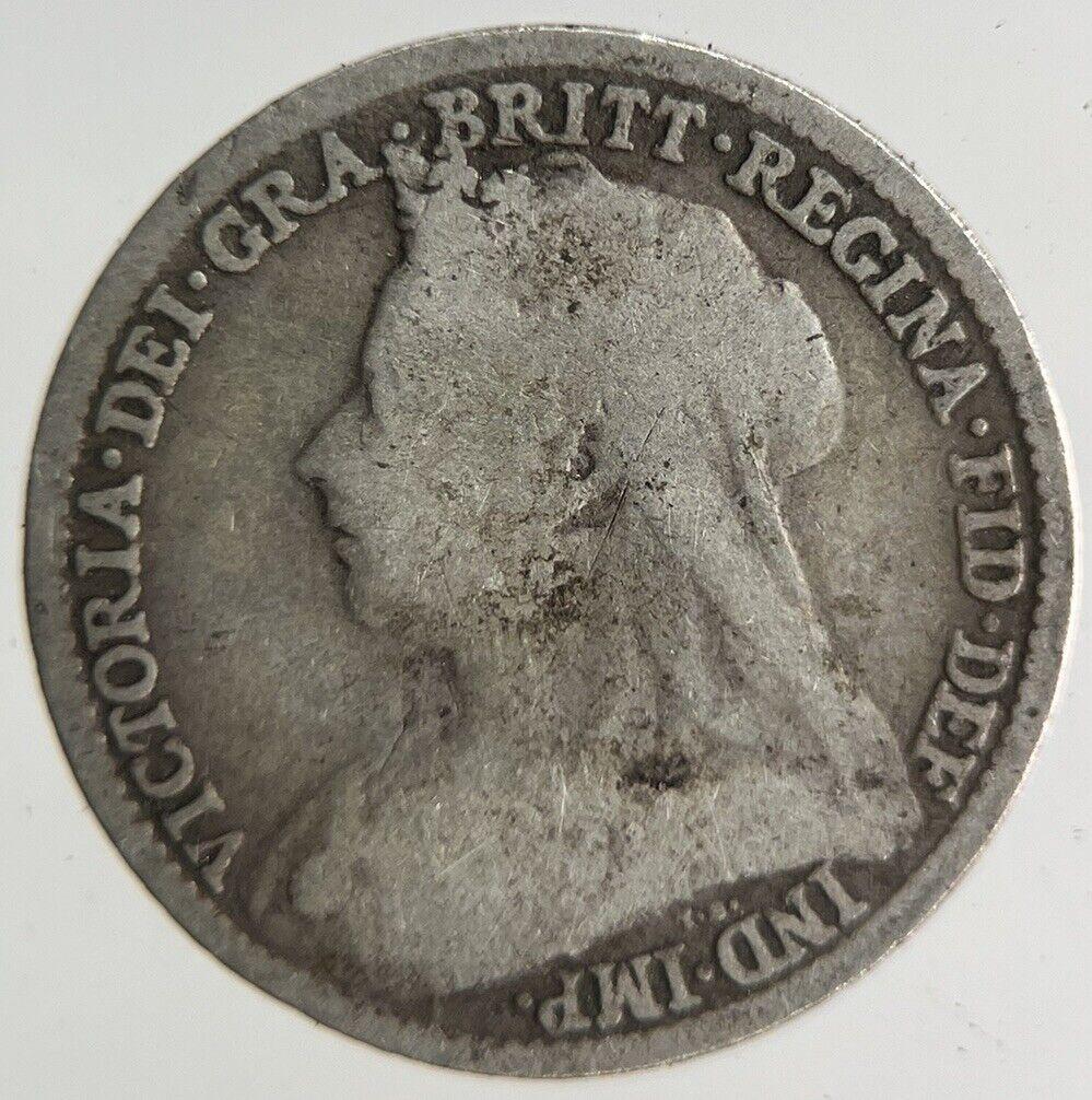 1895 Victoria Threepence Silver Coin | Collectable Grade
