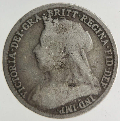1895 Victoria Threepence Silver Coin | Collectable Grade