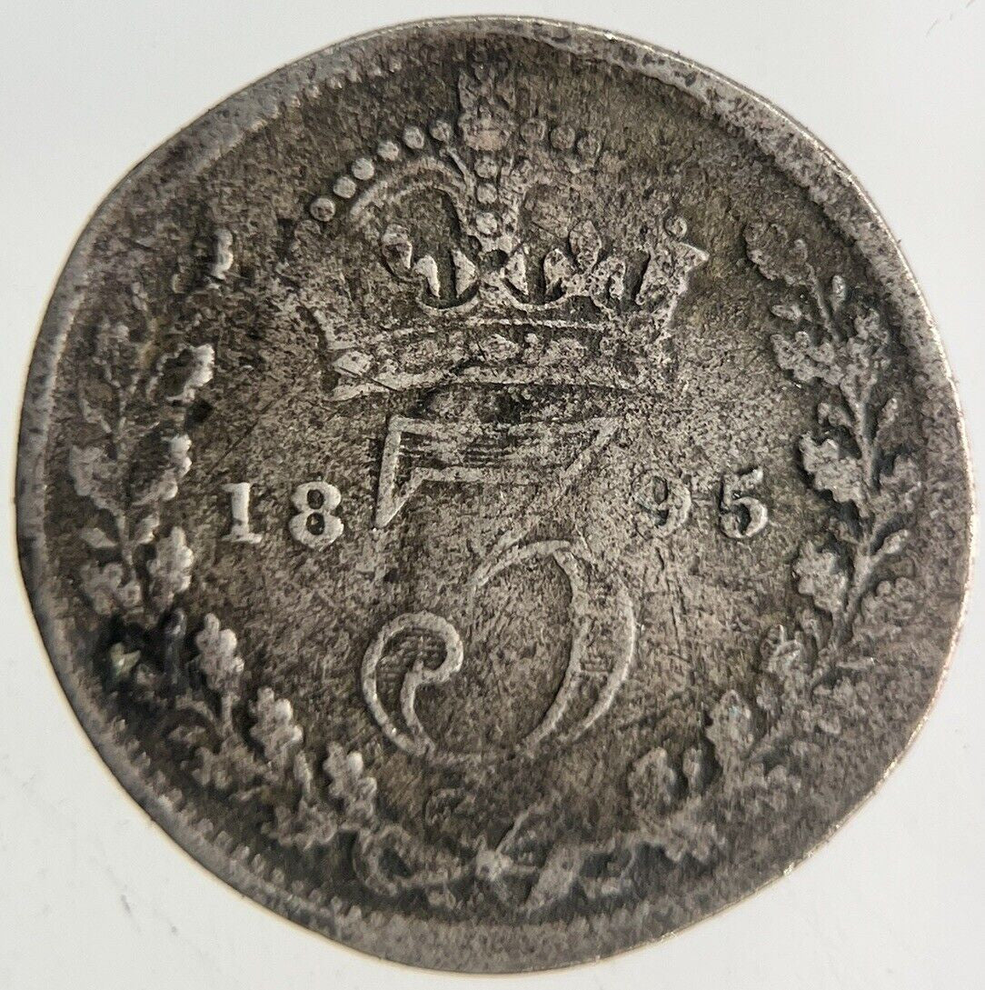 1895 Victoria Threepence Silver Coin | Collectable Grade