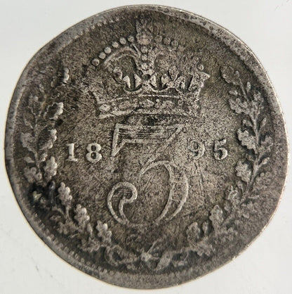 1895 Victoria Threepence Silver Coin | Collectable Grade