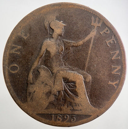 1895 Victoria Penny Coin | Fair Grade | a8019