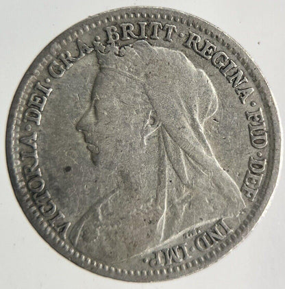 1895 Victoria Threepence Silver Coin | Fine Collectable Grade