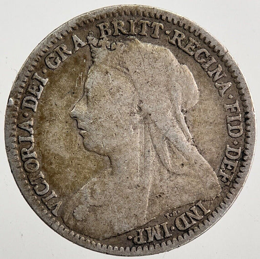 1895 Victoria Threepence Silver Coin | Collectable Grade | a7587