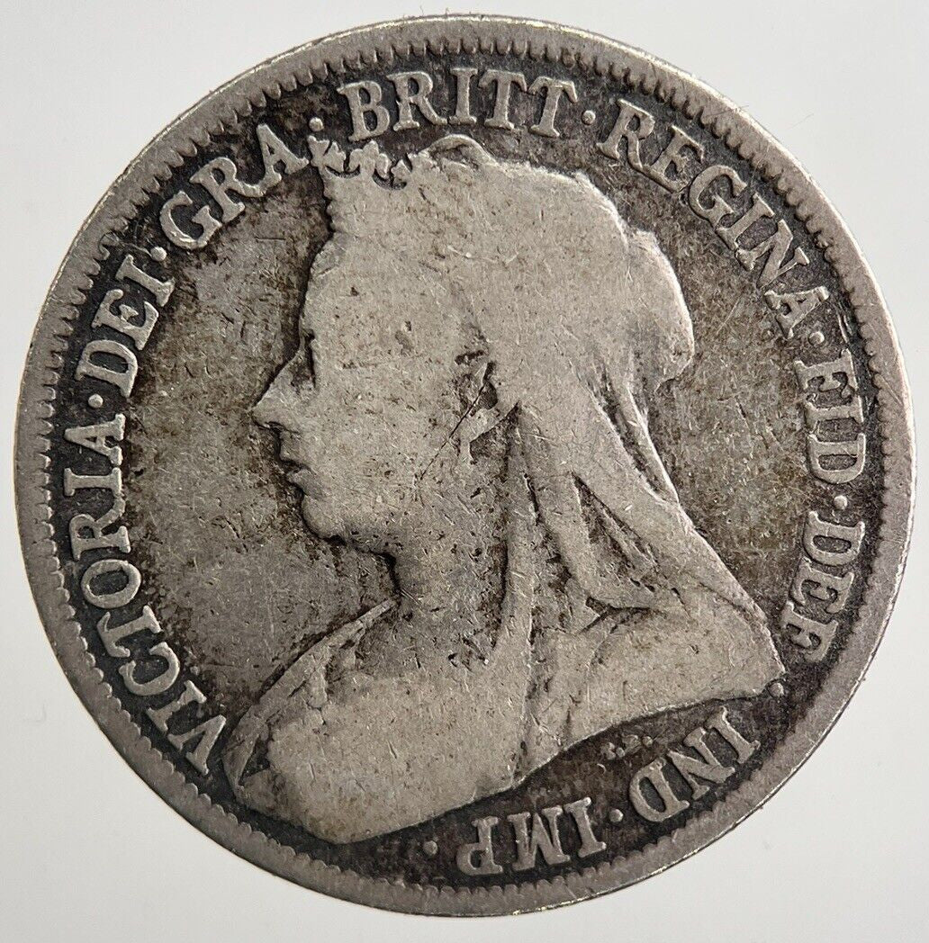 1895 Victoria Shilling Silver Coin | Collectable Grade | a5563
