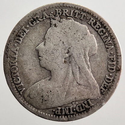 1895 Victoria Threepence Silver Coin | Collectable Grade | a7217
