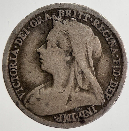 1895 Victoria Threepence Silver Coin | Collectable Grade | a8849