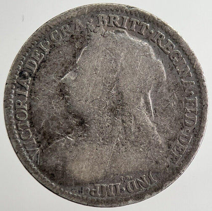 1895 Victoria Threepence Silver Coin | Collectable Grade | a8848