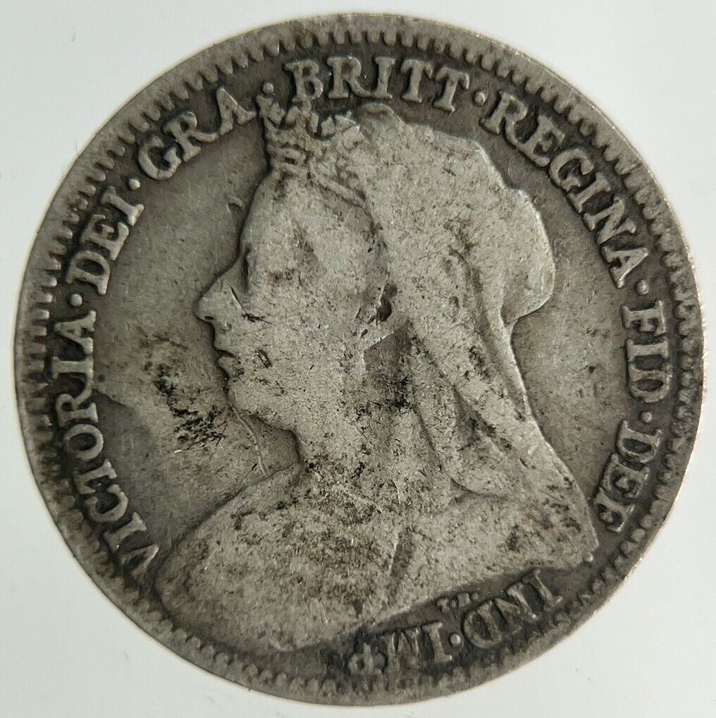1895 Victoria Threepence Silver Coin | Collectable Grade
