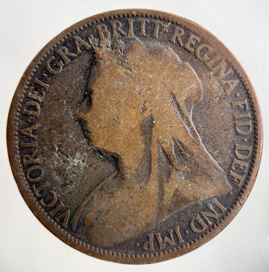 1895 Victoria One Penny Coin | Collectable Grade