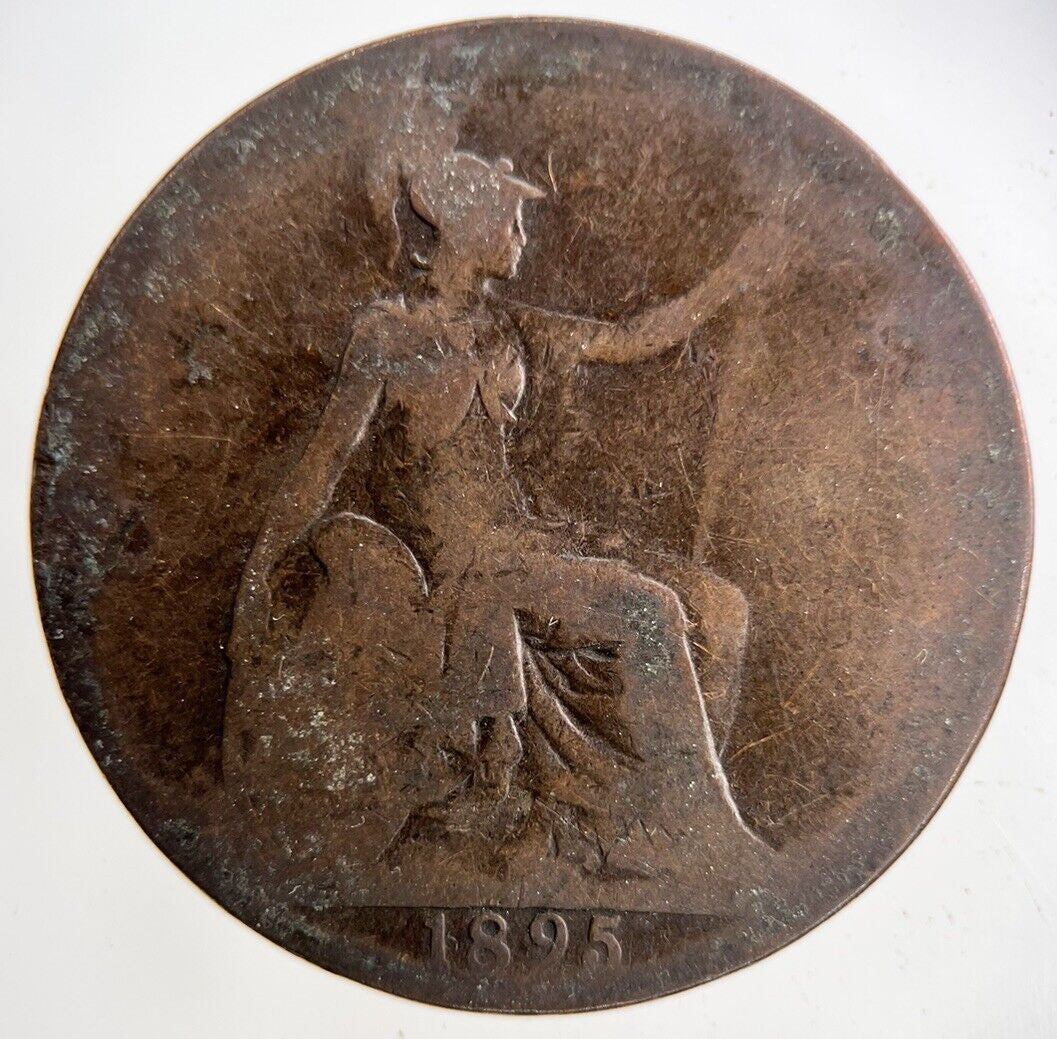 1895 Victoria One Penny Coin | Collectable Grade