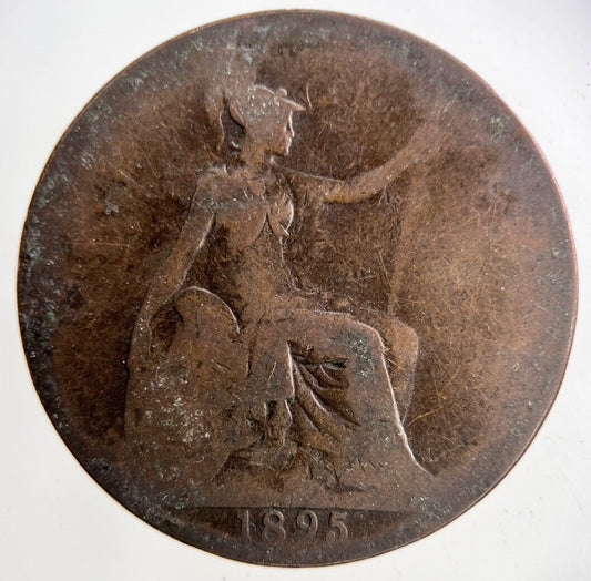 1895 Victoria One Penny Coin | Collectable Grade