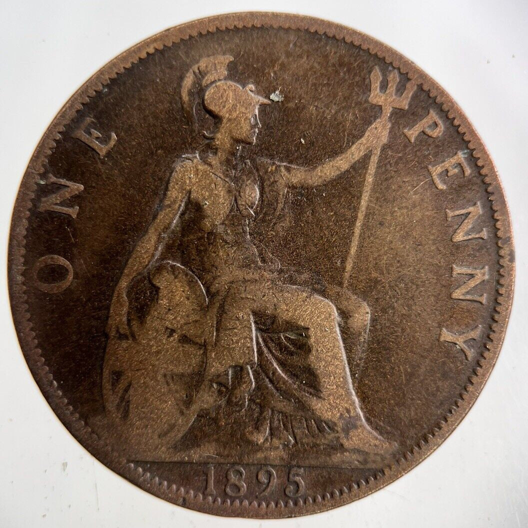 1895 Victoria One Penny Coin | Collectable Grade