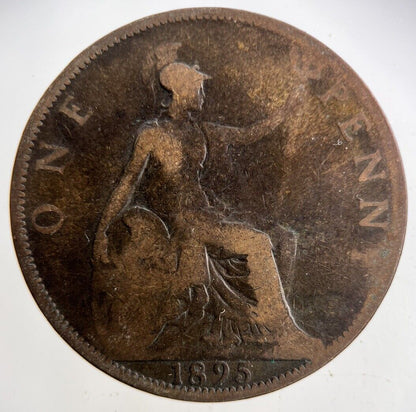 1895 Victoria One Penny Coin | Collectable Grade