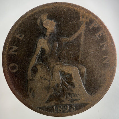 1895 Victoria One Penny Coin | Collectable Grade