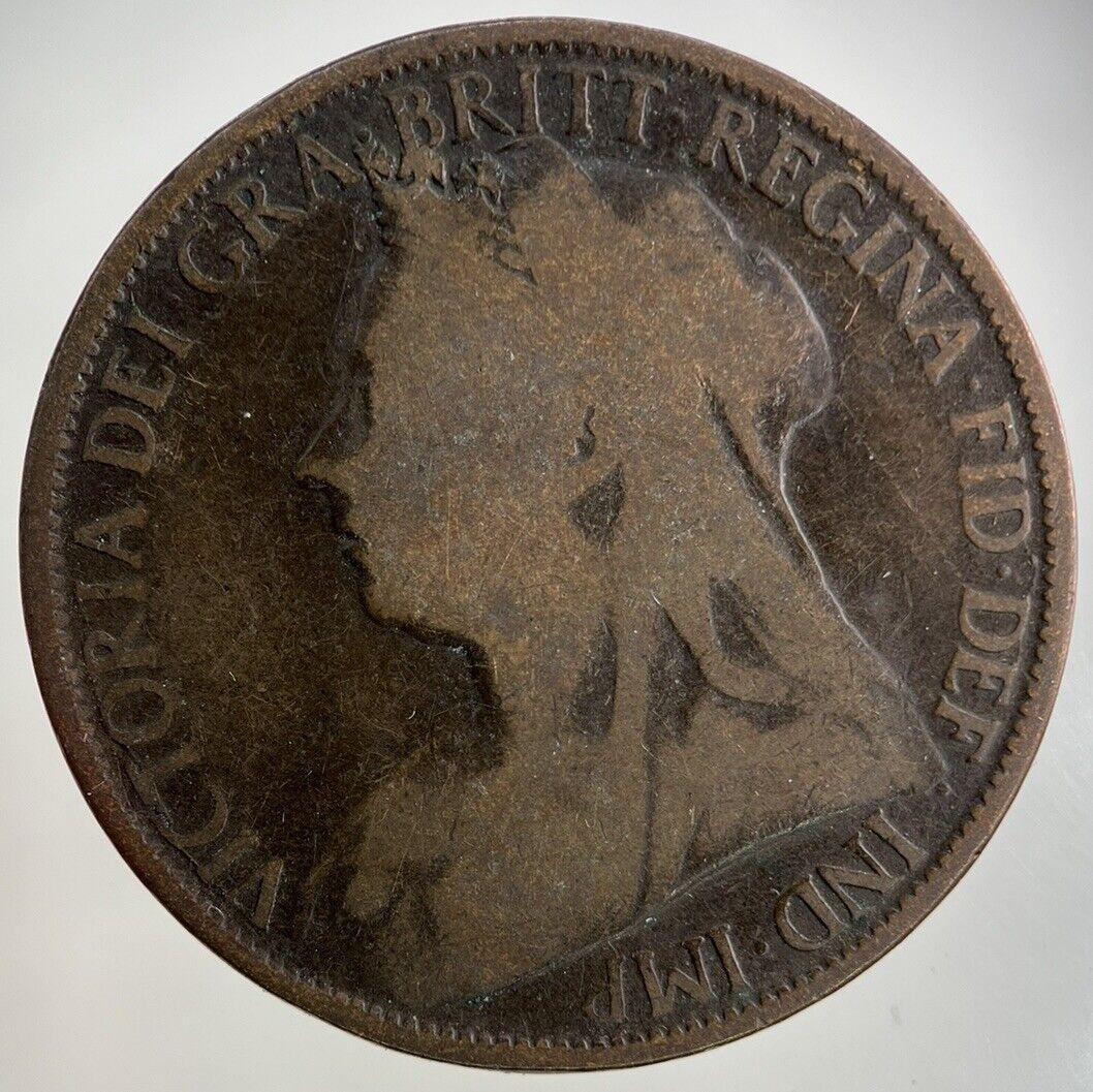 1895 Victoria One Penny Coin | Collectable Grade