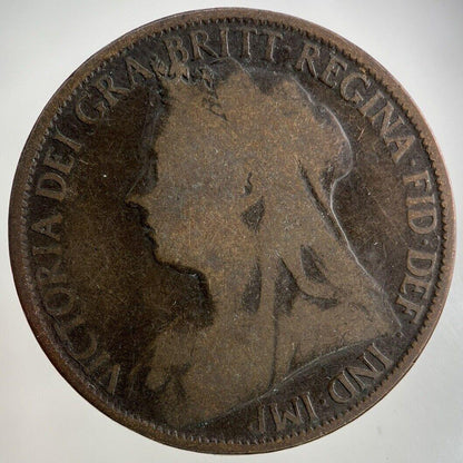 1895 Victoria One Penny Coin | Collectable Grade