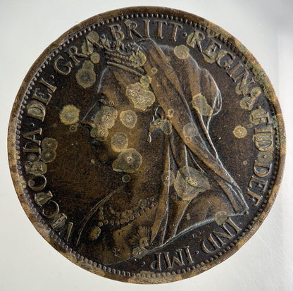 1895 Victoria One Penny Coin | Very High Grade