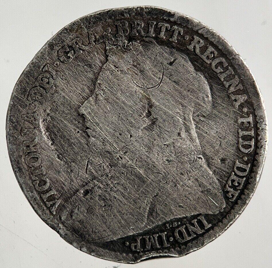 1895 Victoria Threepence Silver Coin | Collectable Grade