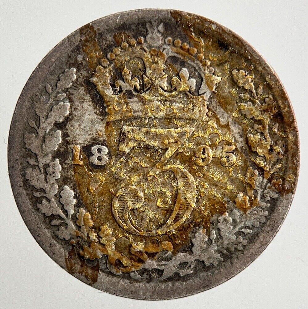 1895 Victoria Threepence Silver Coin | Collectable Grade