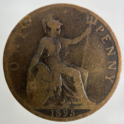 1895 Victoria One Penny Coin | Collectable Grade
