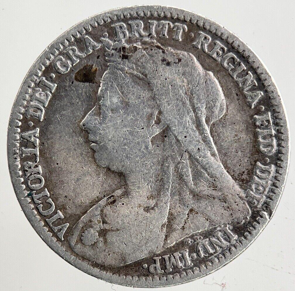 1895 Victoria Threepence Silver Coin | Fine Collectable Grade