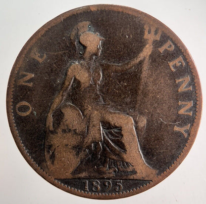1895 Victoria One Penny Coin | Collectable Grade