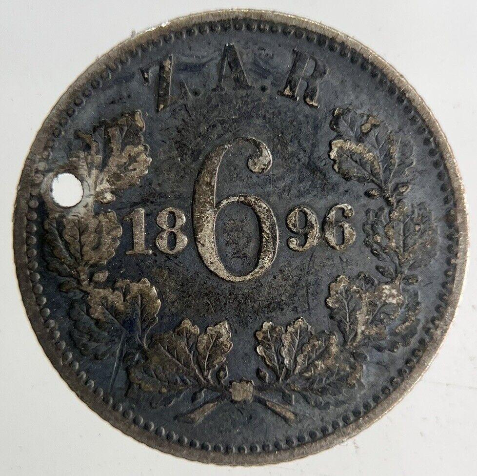 1896 South Africa Sixpence Silver Coin | Collectable Grade