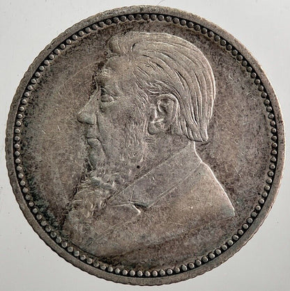 1896 South Africa Zar Sixpence Coin | Fine Collectable Grade | a7926