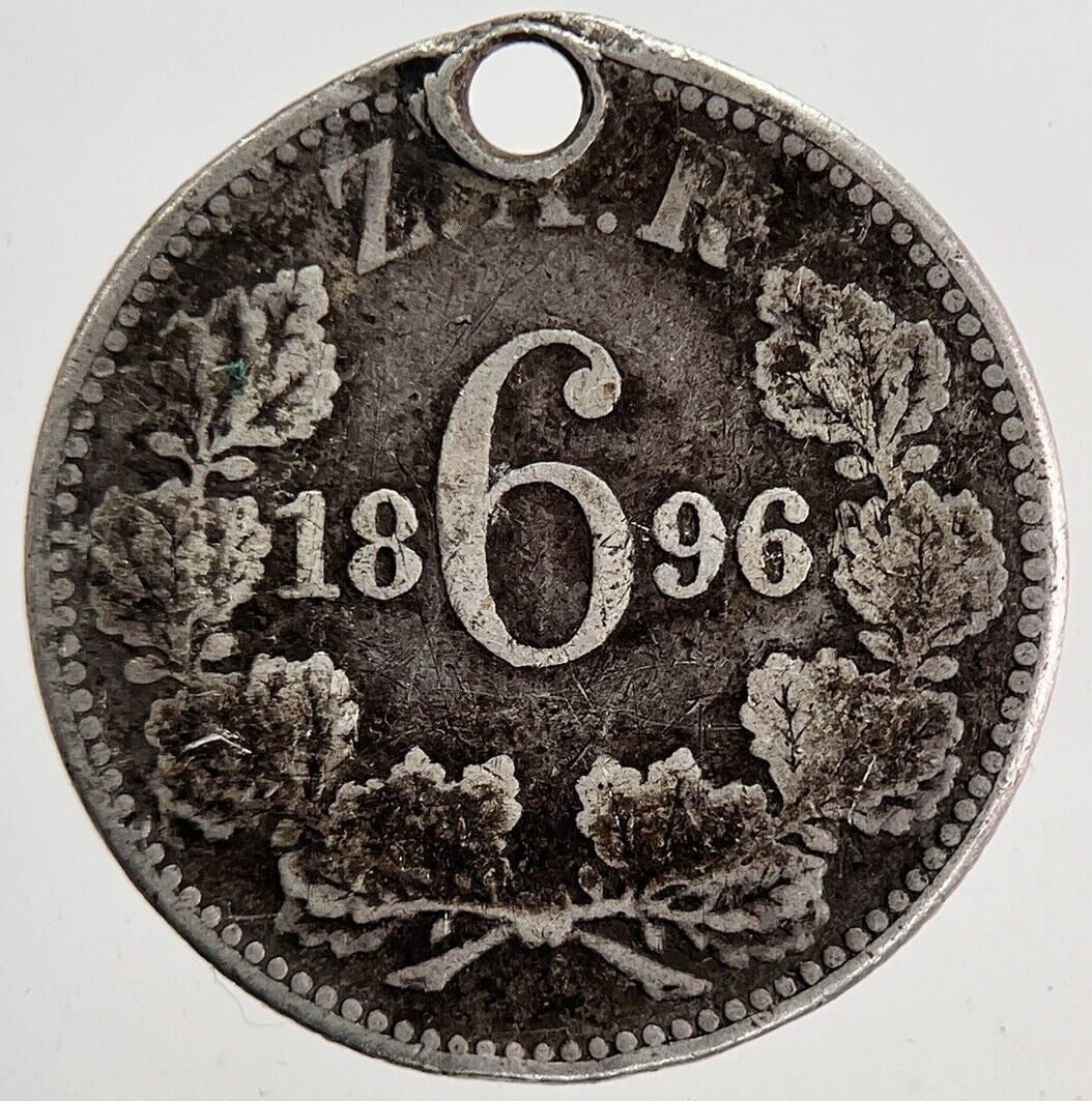 1896 South Africa Sixpence Coin | Collectable Grade | a6178