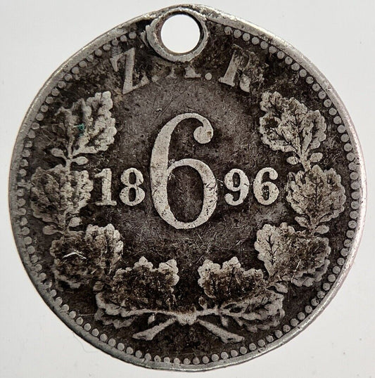 1896 South Africa Sixpence Coin | Collectable Grade | a6178