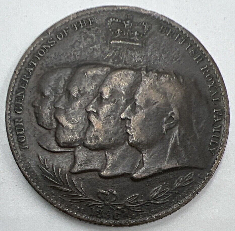 1896 Royal Remington Typewriter Token Coin | Fine Collectable Grade | a1419