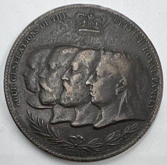 1896 Royal Remington Typewriter Token Coin | Fine Collectable Grade | a1419